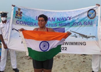 13-Year-Old Autistic Girl, Swims Across Palk Strait, Sets New World Record