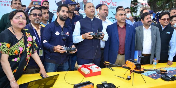 CM Jai Ram Thakur Inaugurates First Drone Pilot School At ITI Shahpur