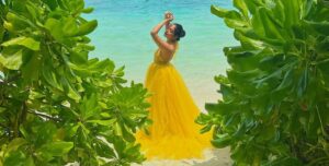 Indian Actress Ahaana Krishna Spotted Vacationing At Hideaway Beach Resort & Spa -1