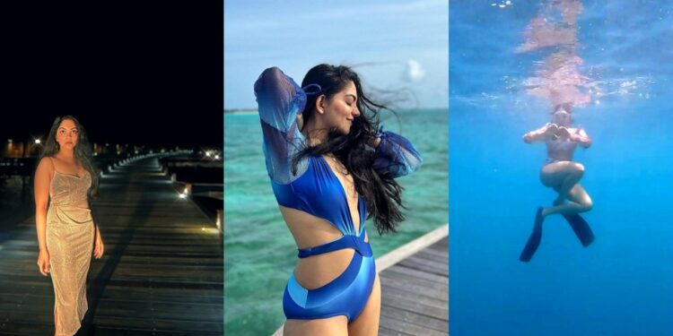 Indian Actress Ahaana Krishna Spotted Vacationing At Hideaway Beach Resort & Spa