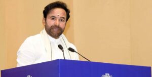 The Union Minister for Culture, Tourism and Development of North Eastern Region (DoNER), G Kishan Reddy at the Tourism Awards ceremony in Delhi.