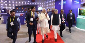 PM inaugurates 6th edition of India Mobile Congress and launches 5G Services, in New Delhi October 01, 2022.