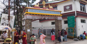 Main gate of the Dalai Lama Temple complex. Photo by Christopher Heise