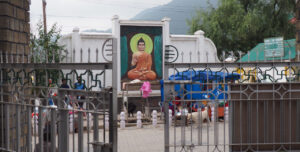Leaving the Dalai Lama Temple Complex. Photo by Christopher Heise.