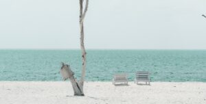 White sandy beach at Lakshadweep