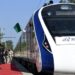 PM Narendra Modi flagging off the inaugural run of the new Vande Bharat Express from Amb Andaura, Una to New Delhi, in Una, Himachal Pradesh on October 13, 2022.