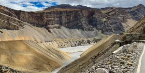 9 Days Of Walking Solo Across Spiti Valley_On the seventh day, close to Pangmo Village