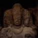 Three-headed Trimurti or the Sadashiva, Elephanta Caves.