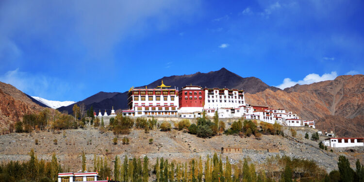 Phyang Monastery And The Blue Hill Of Ladakh